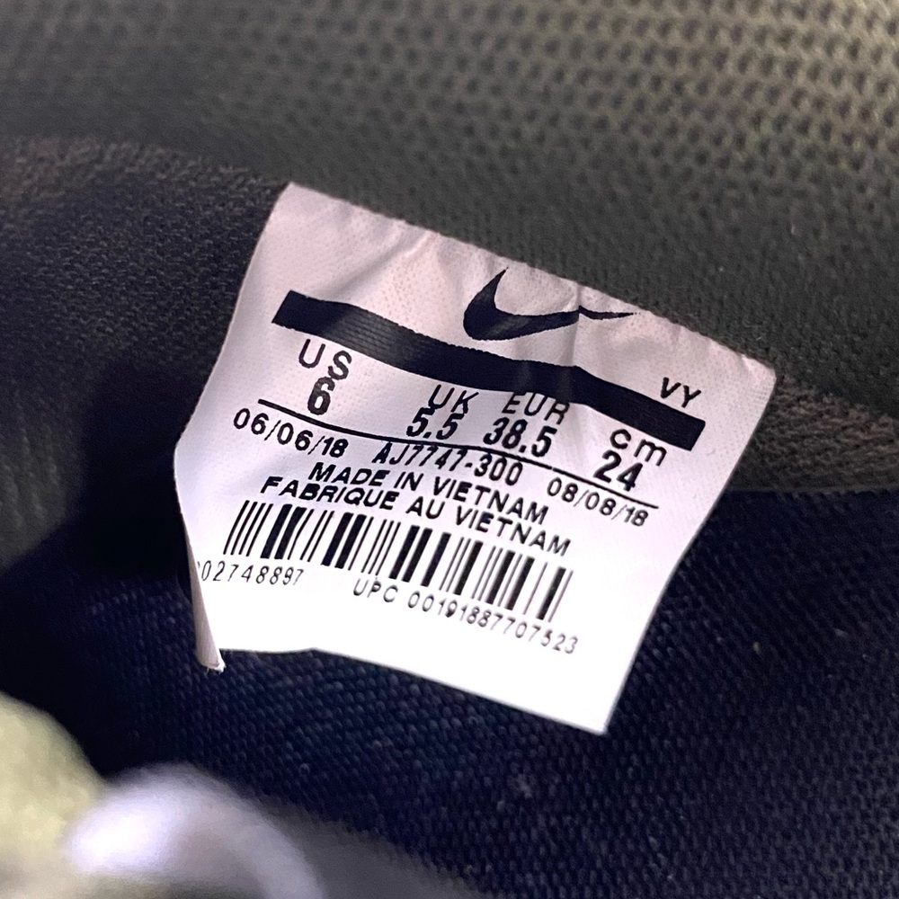 Nike Air Force 1 '07 LV8 Utility Olive Canvas - Picture 7 of 10